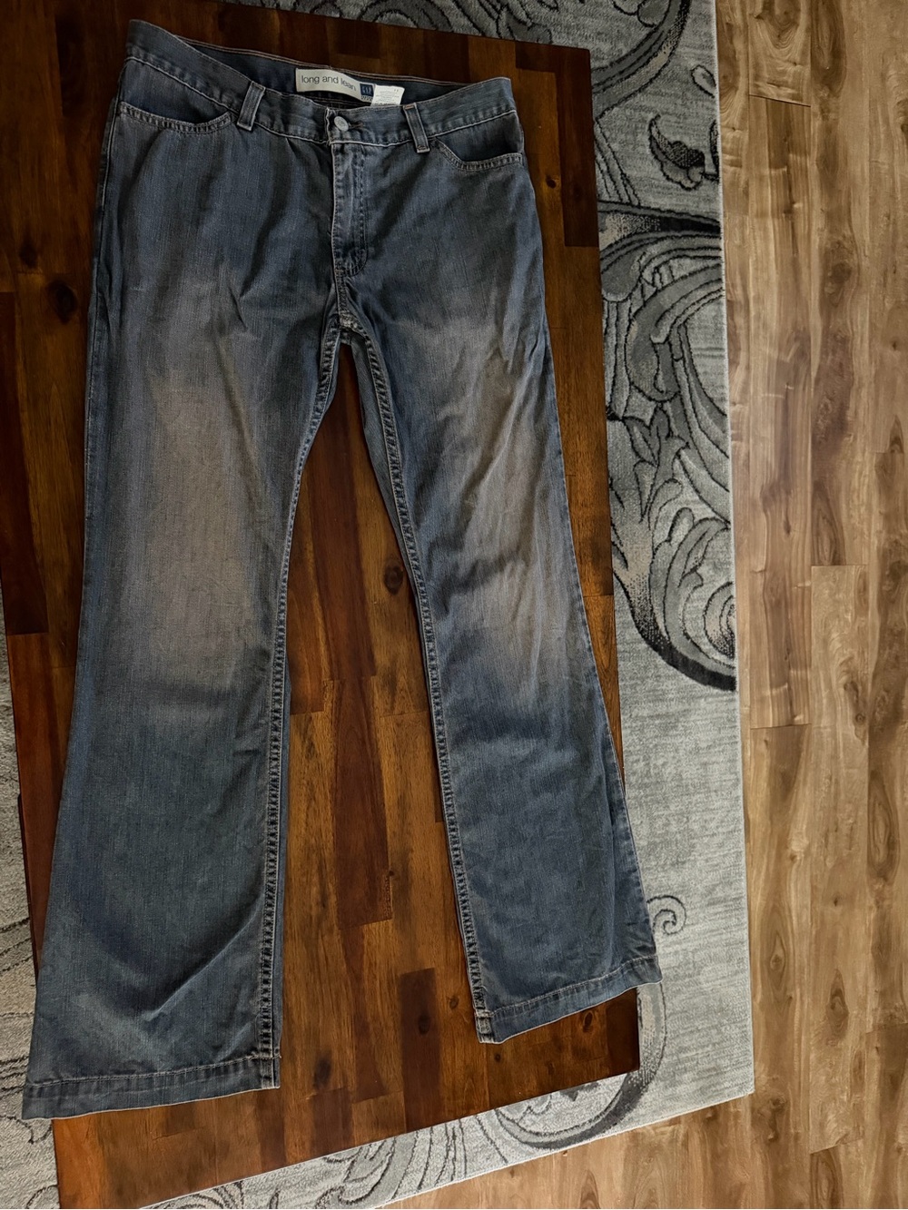 VTG GAP Long and Lean Flare Jeans 100% Cotton 8R